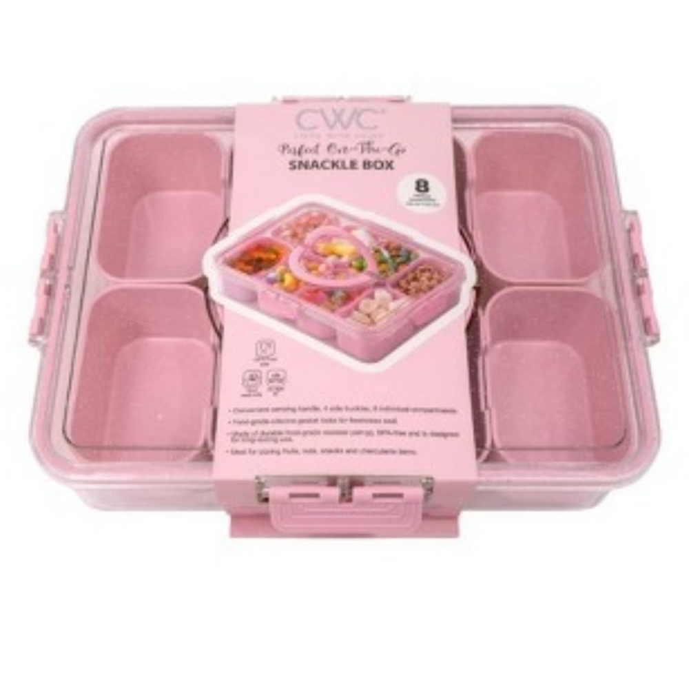 Cook With Color Sparkle Pink Snackle Box - Picture 5 of 5